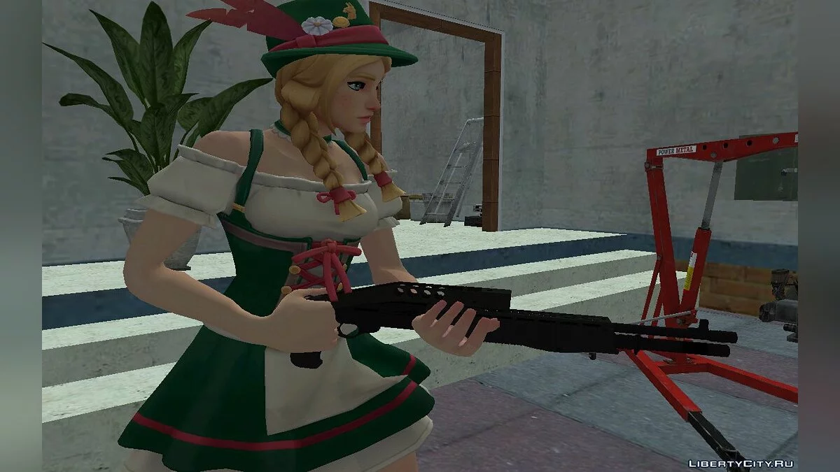 Heidi from Fortnite / GTA San Andreas