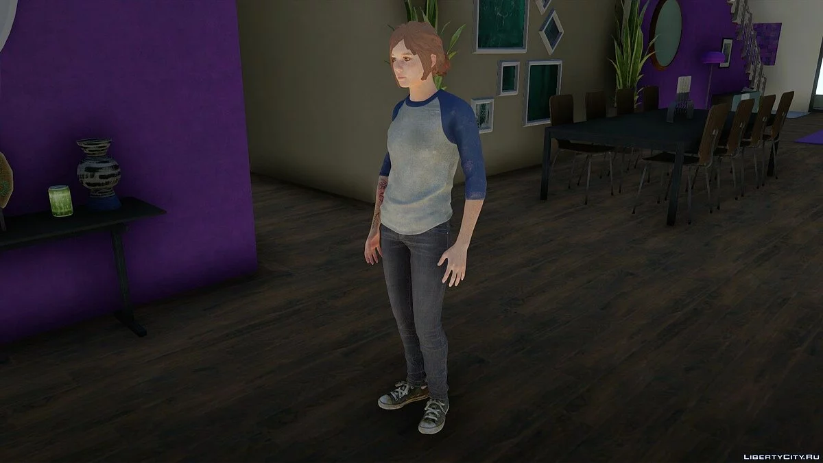 Ellie Lookout dari The Last of Us Part II / GTA San Andreas
