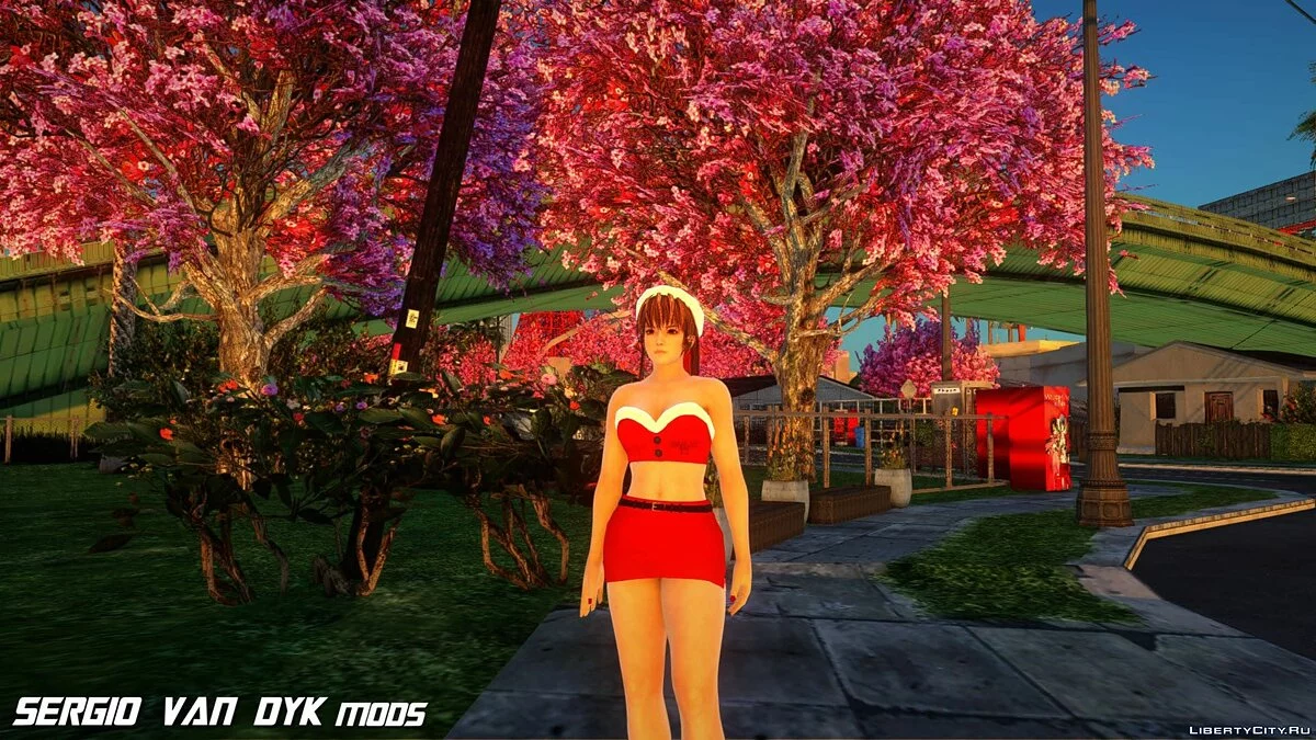 Kasumi in Christmas Outfit / GTA San Andreas