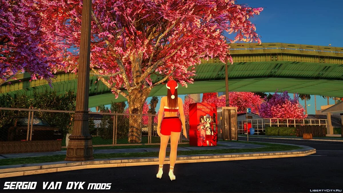 Kasumi in Christmas Outfit / GTA San Andreas