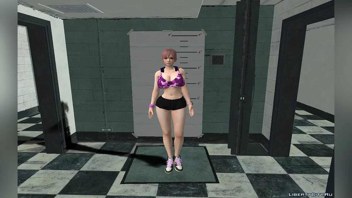 Honoka im Fitnessstudio (Ich bin ein Kämpfer) / GTA San Andreas