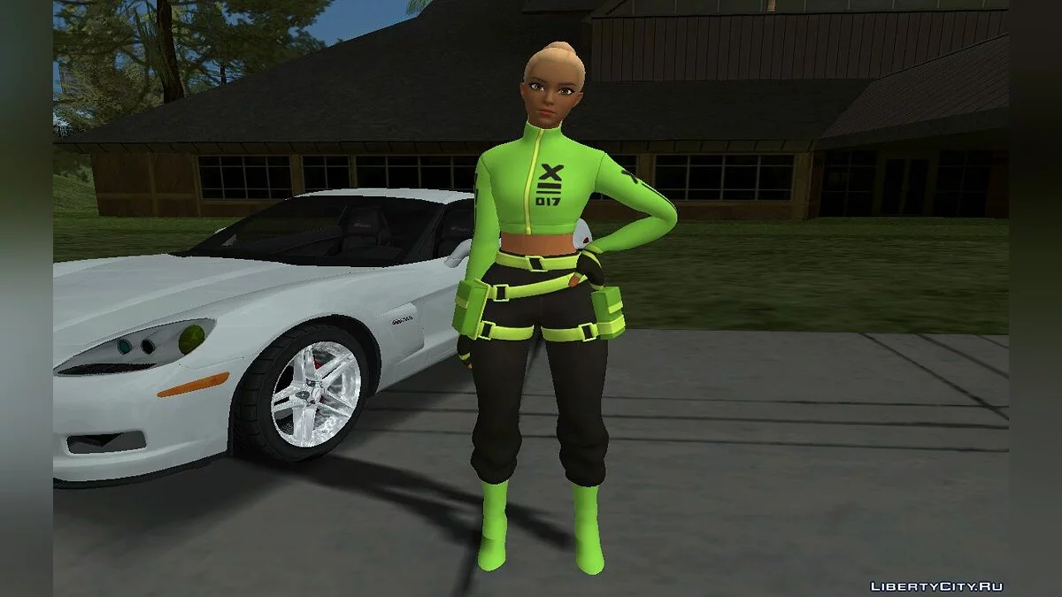 Kyra dari Fortnite / GTA San Andreas