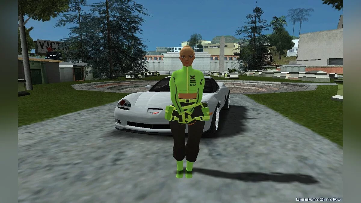 Kyra dari Fortnite / GTA San Andreas
