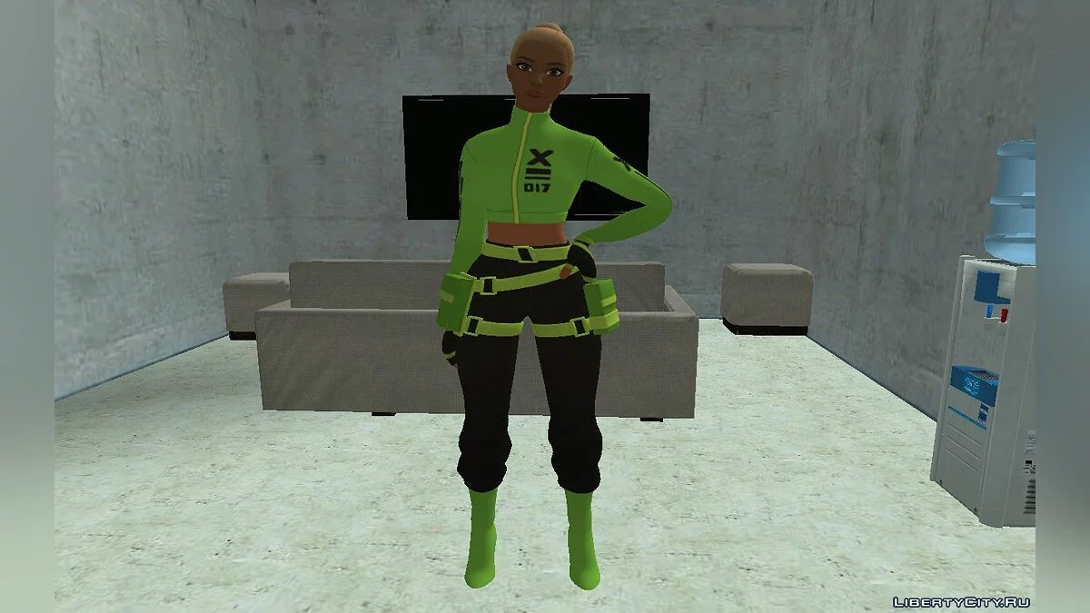 Kyra dari Fortnite / GTA San Andreas