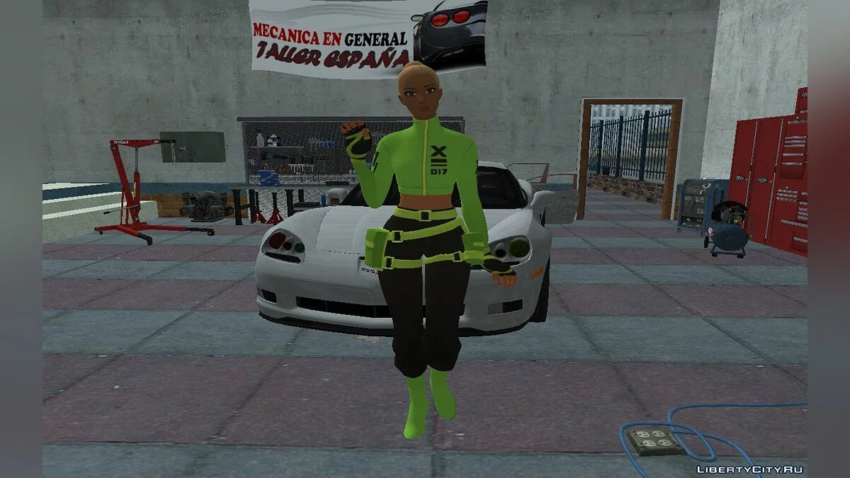 Kyra dari Fortnite / GTA San Andreas