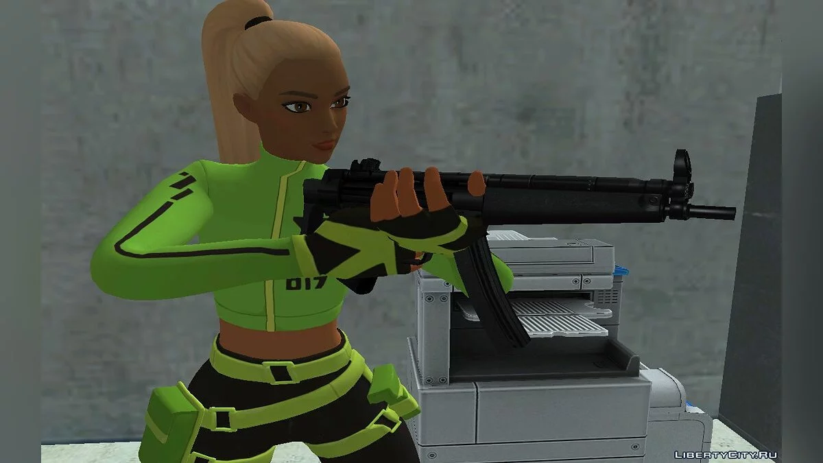 Kyra dari Fortnite / GTA San Andreas