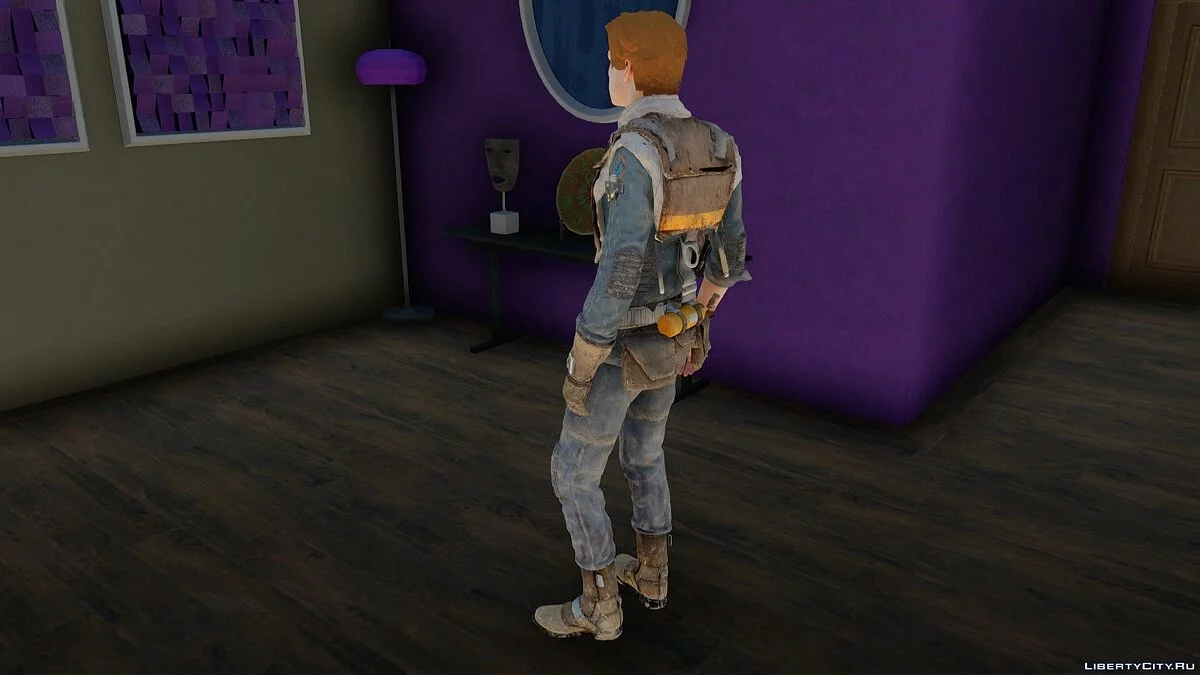 Cal Kestis dari Star Wars Jedi: Fallen Order / GTA San Andreas