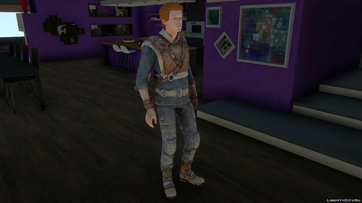 Cal Kestis dari Star Wars Jedi: Fallen Order / GTA San Andreas