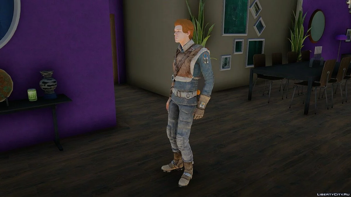Cal Kestis dari Star Wars Jedi: Fallen Order / GTA San Andreas