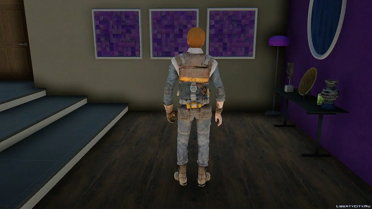 Cal Kestis dari Star Wars Jedi: Fallen Order / GTA San Andreas