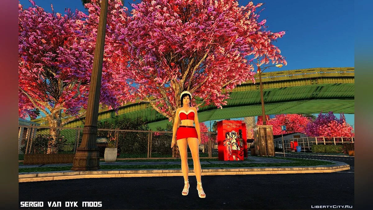 Kokoro en ropa navideña / GTA San Andreas