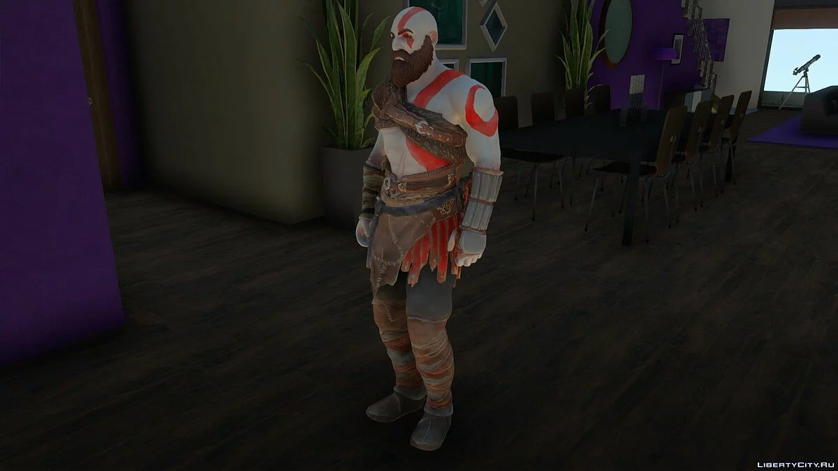 Kratos aus Fortnite / GTA San Andreas