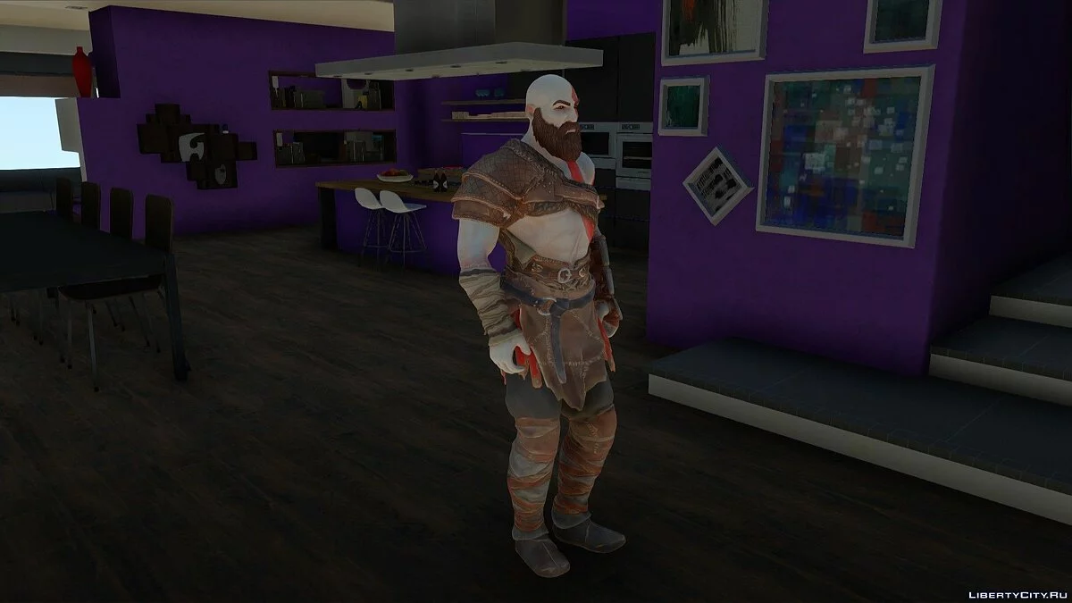 Kratos aus Fortnite / GTA San Andreas