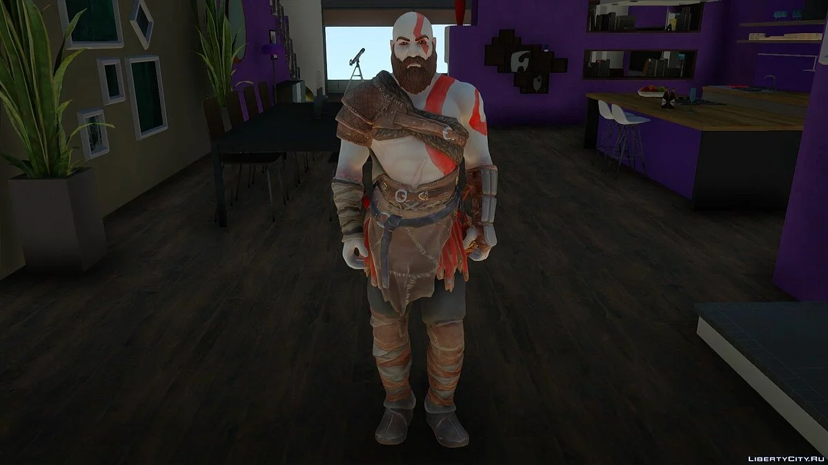Kratos aus Fortnite / GTA San Andreas