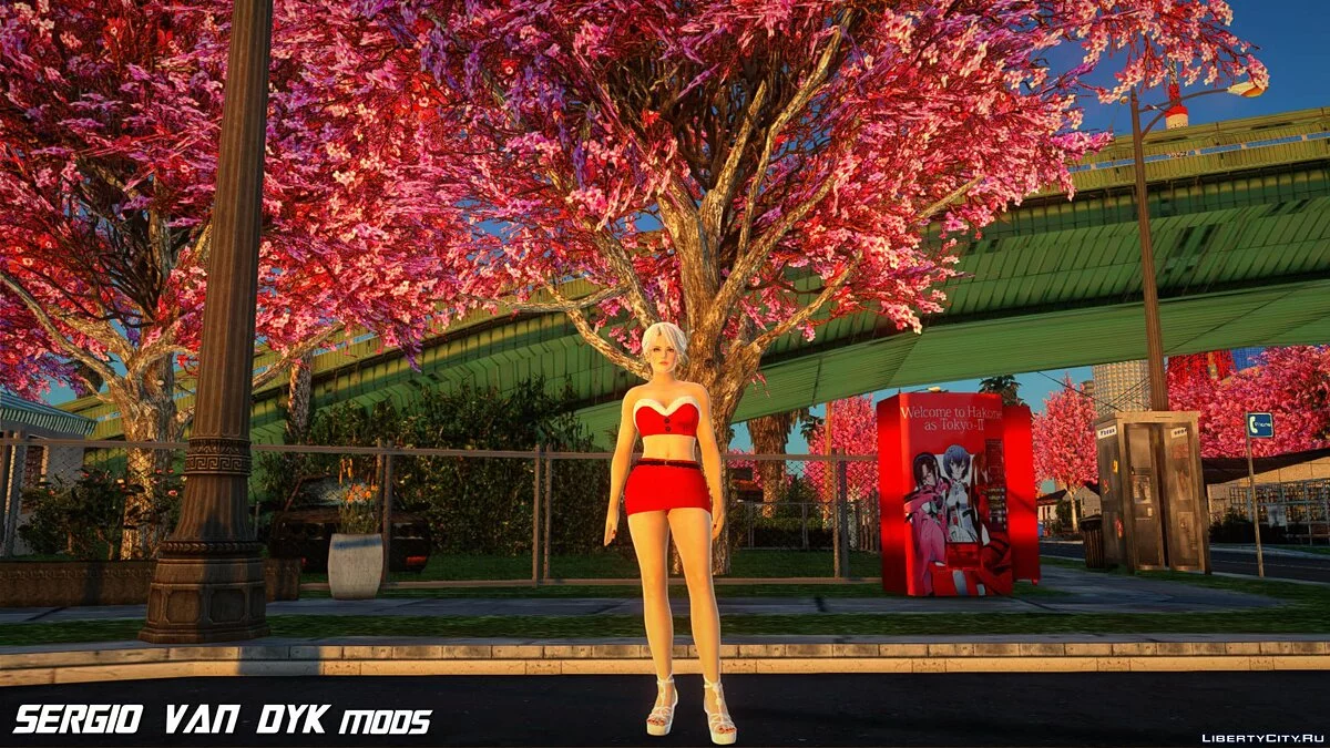 Кристи в рождественской одежде / GTA San Andreas