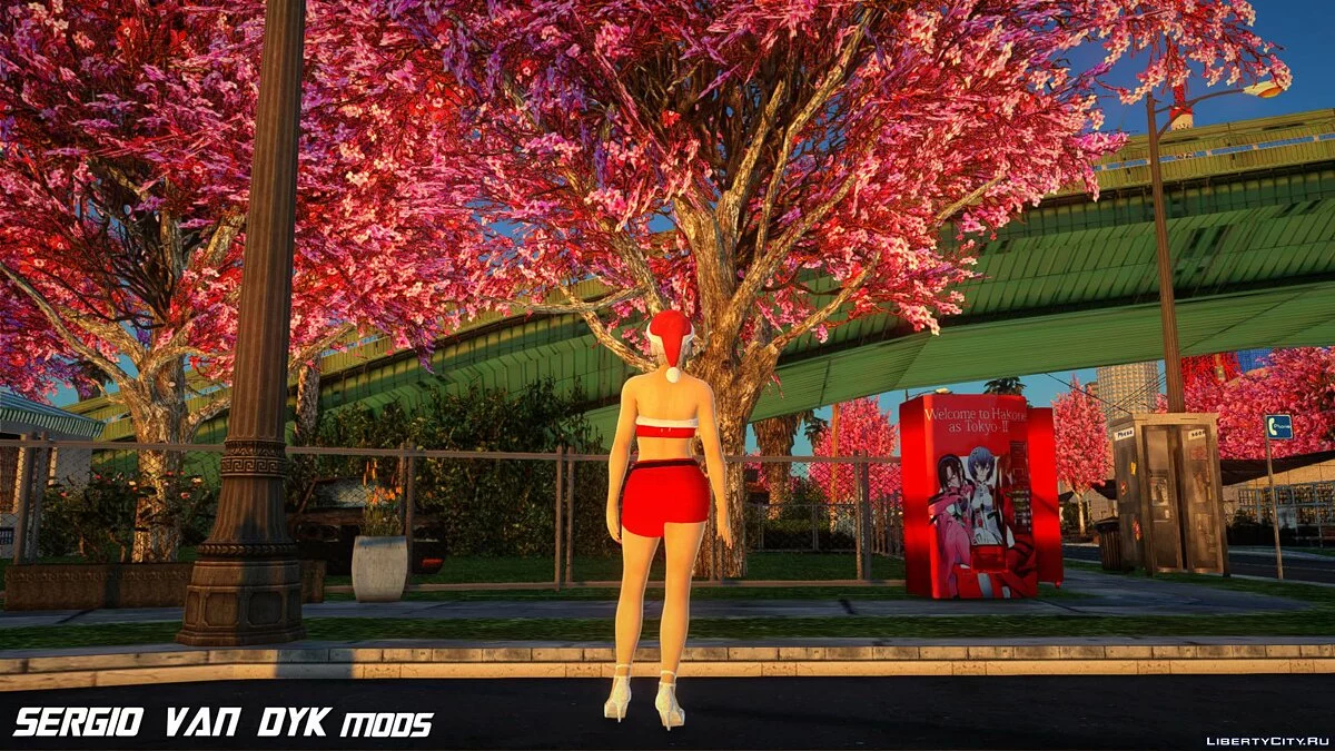 Кристи в рождественской одежде / GTA San Andreas
