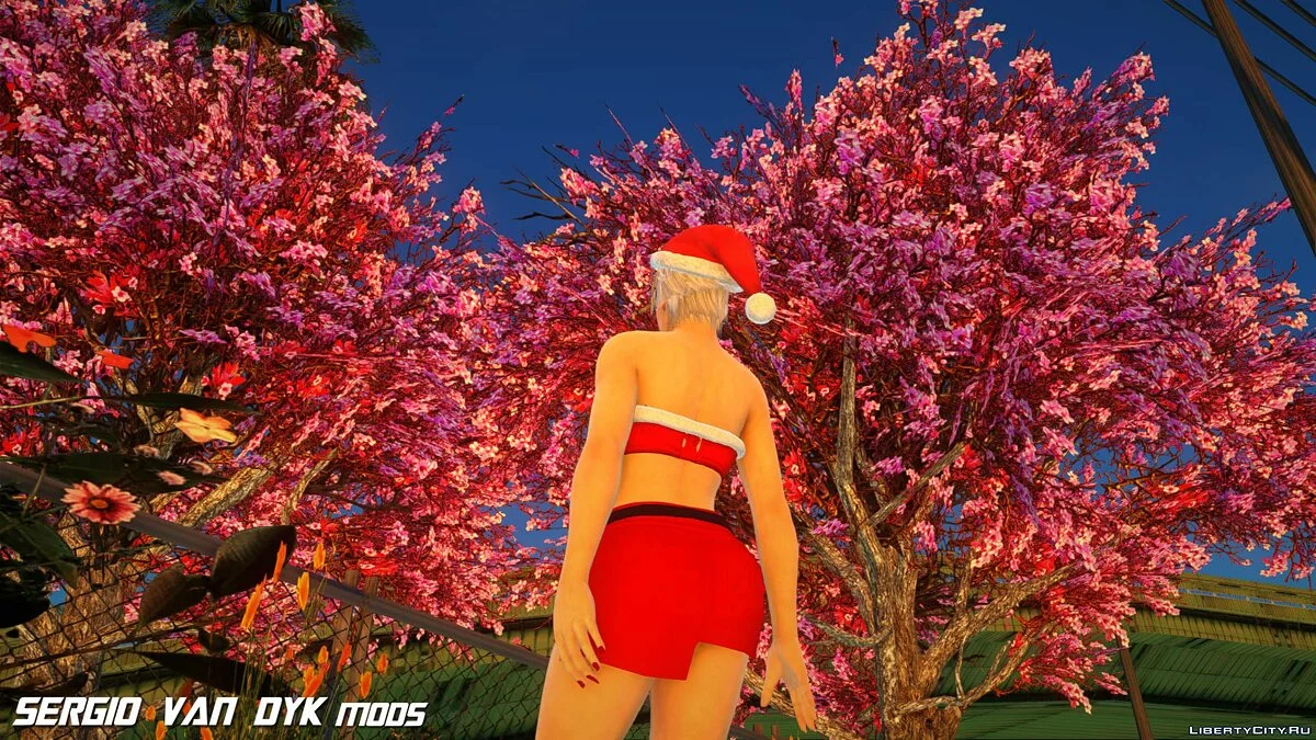 Кристи в рождественской одежде / GTA San Andreas