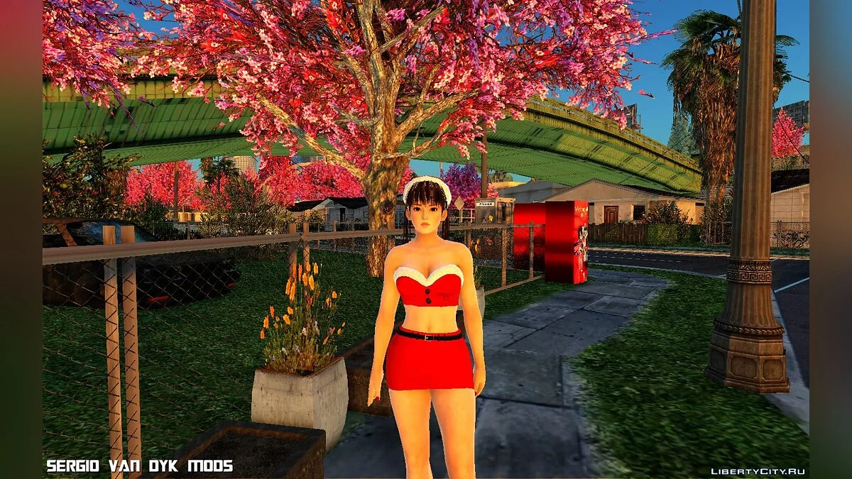Leifang in Christmas Outfit / GTA San Andreas
