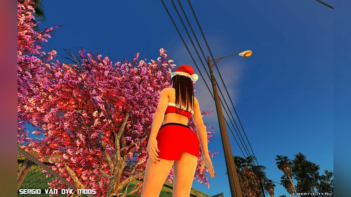 Leifang in Christmas Outfit / GTA San Andreas