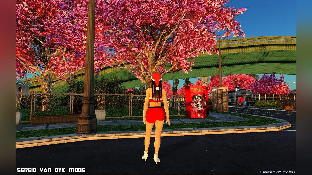 Leifang in Christmas Outfit / GTA San Andreas