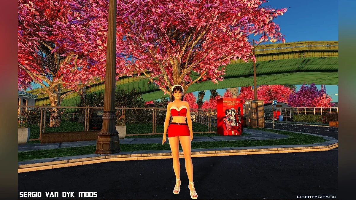 Leifang in Christmas Outfit / GTA San Andreas