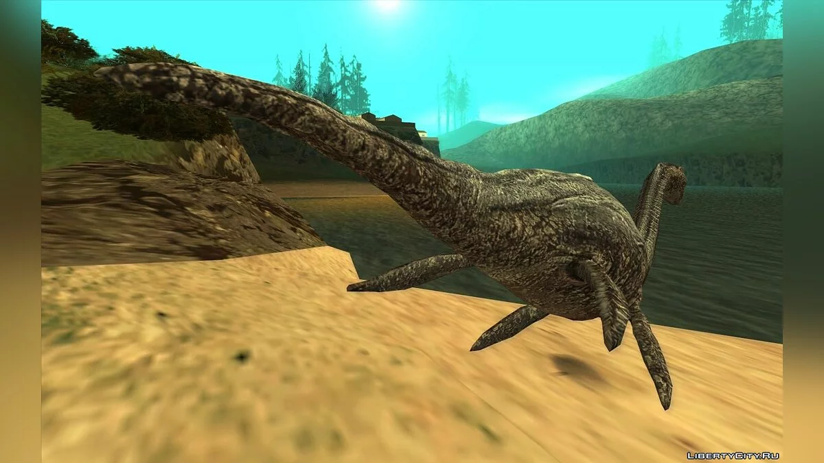 Loch Ness Monster or Nessie from GTA 5 / GTA San Andreas
