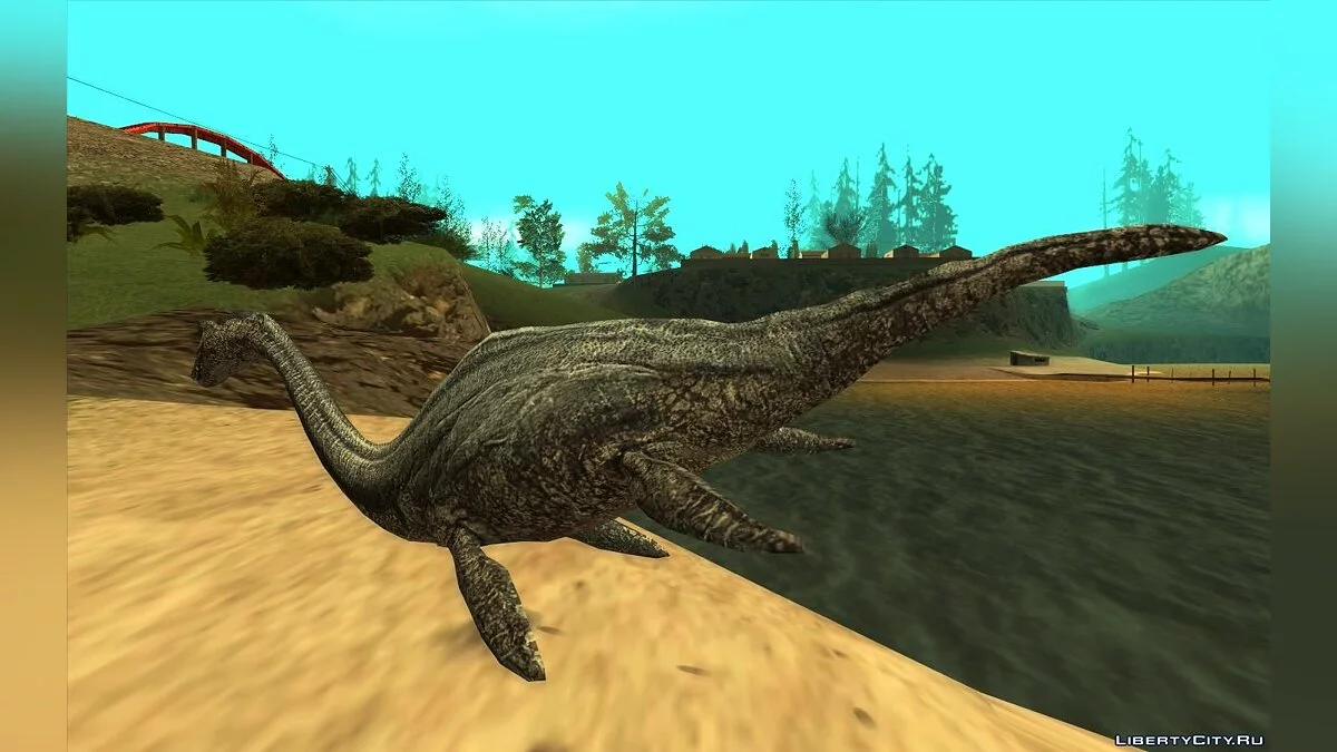 Loch Ness Monster or Nessie from GTA 5 / GTA San Andreas