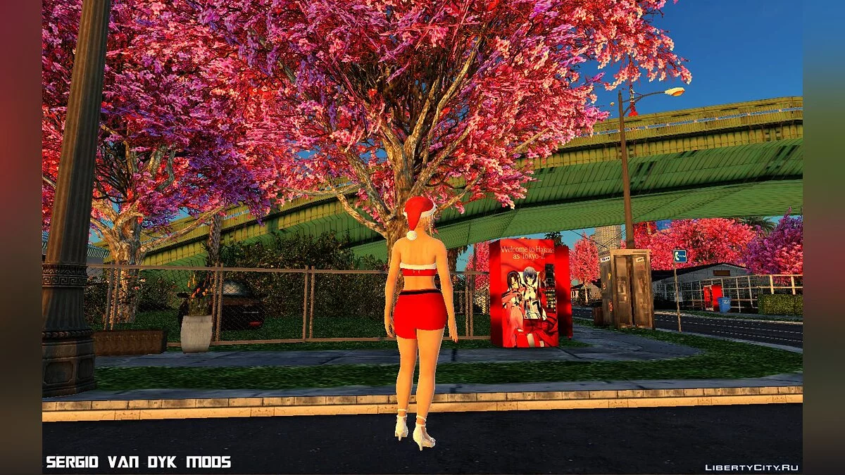 Luna in Christmas Outfit / GTA San Andreas