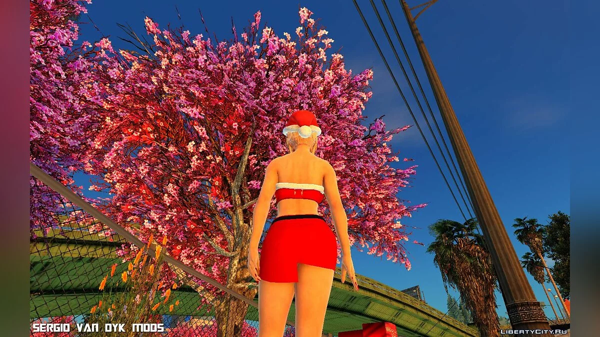 Luna in Christmas Outfit / GTA San Andreas