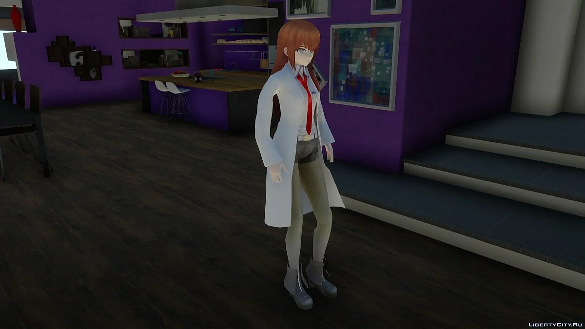 Makise Kurisu from Steins Gate / GTA San Andreas