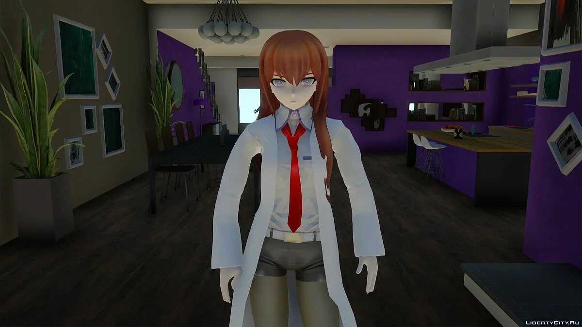 Makise Kurisu from Steins Gate / GTA San Andreas