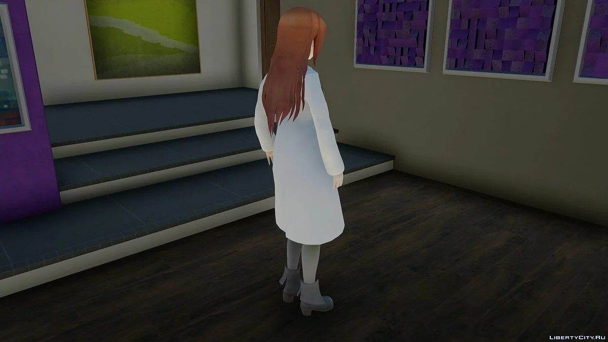 Makise Kurisu from Steins Gate / GTA San Andreas