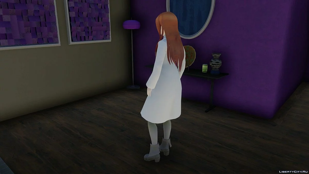 Makise Kurisu from Steins Gate / GTA San Andreas