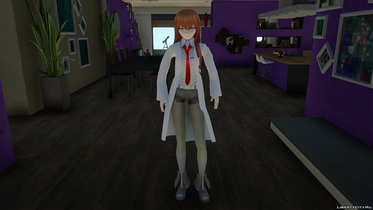 Makise Kurisu from Steins Gate / GTA San Andreas