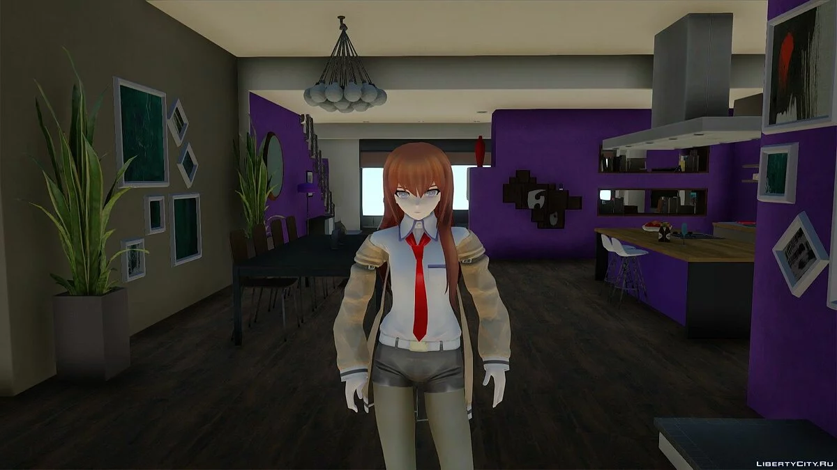 Makise Kurisu from Steins Gate / GTA San Andreas