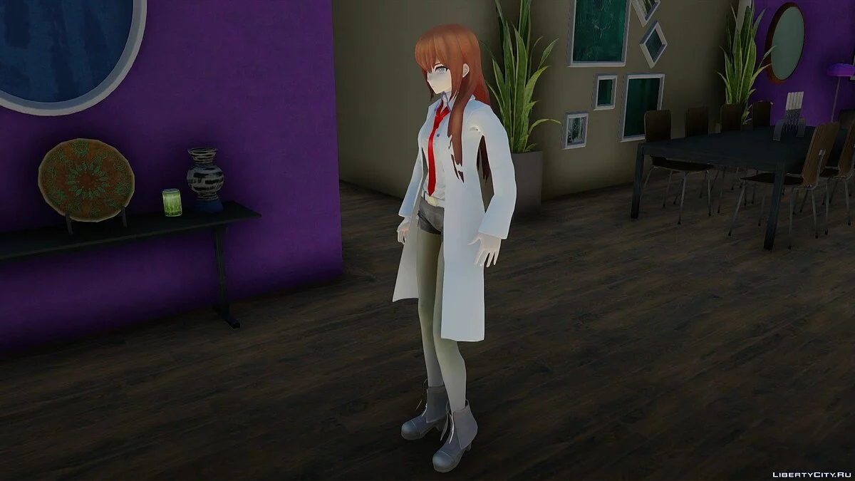 Makise Kurisu from Steins Gate / GTA San Andreas