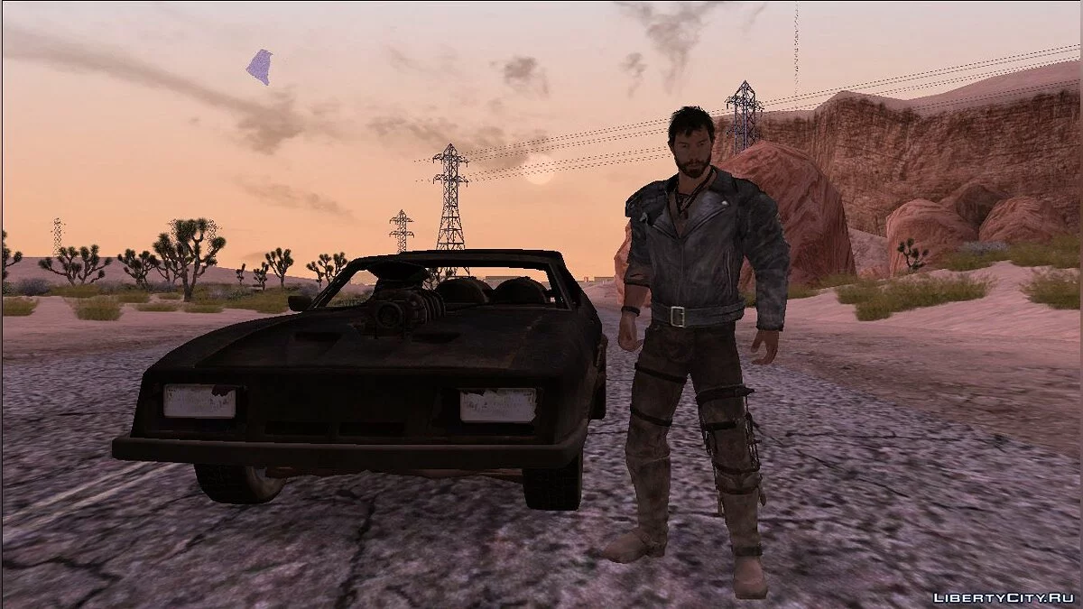 Max Rockatansky with Jacket from Mad Max / GTA San Andreas
