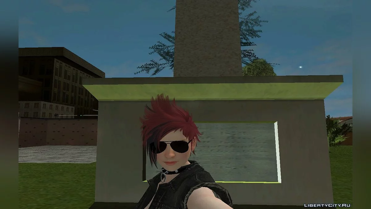 Mila dalam Perlengkapan Biker Sehari-hari / GTA San Andreas