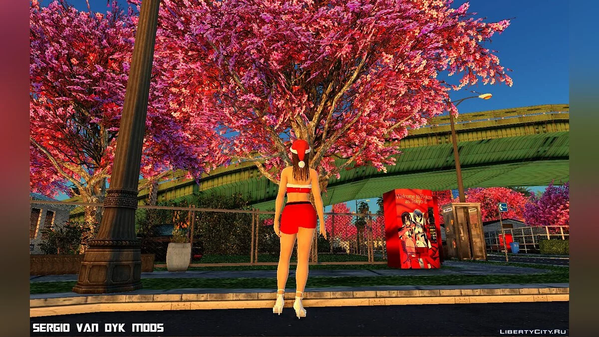 Misaaki en tenue de Noël / GTA San Andreas