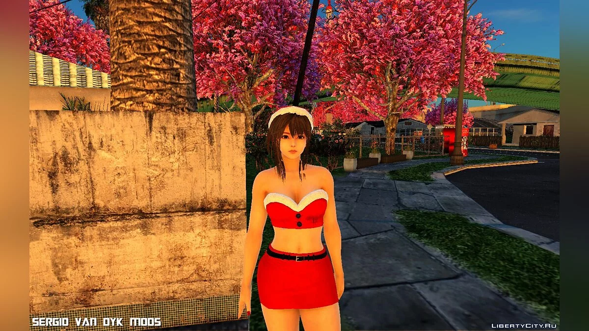 Misaaki en tenue de Noël / GTA San Andreas
