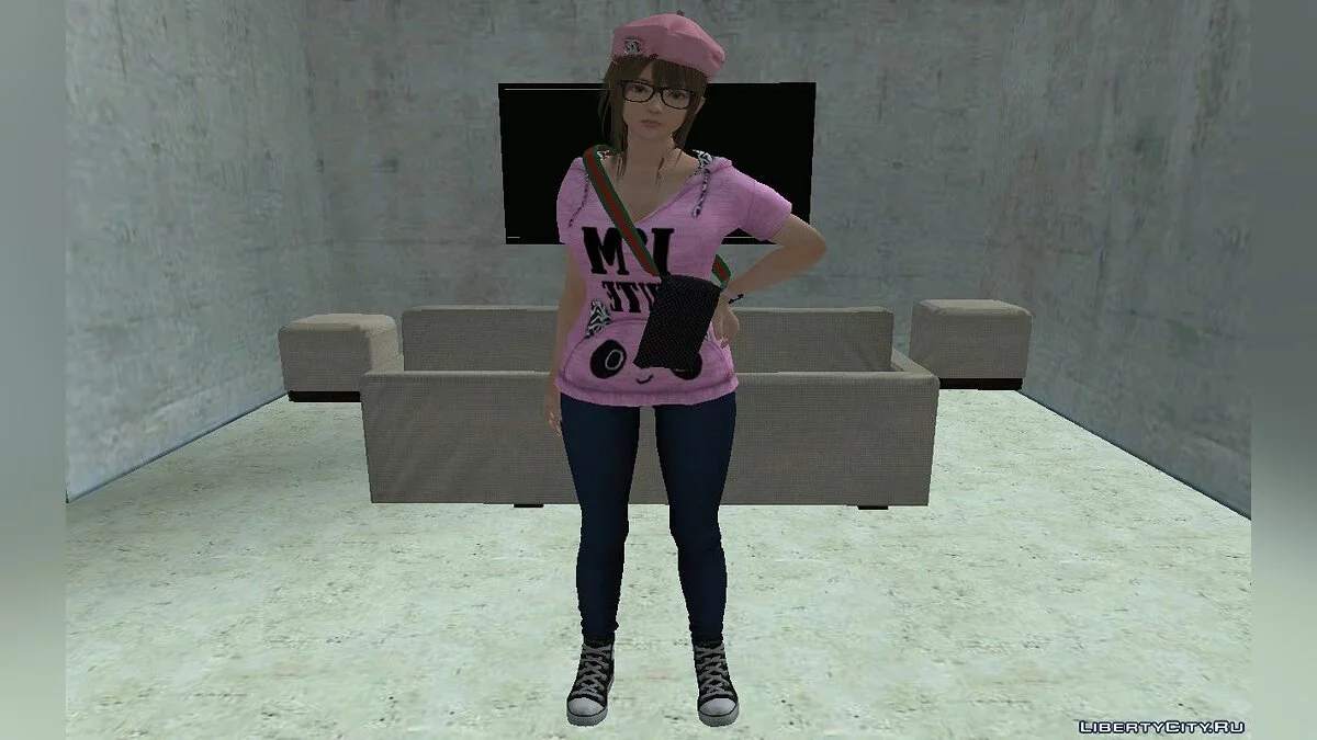 Misaki dans une tenue décontractée chic / GTA San Andreas