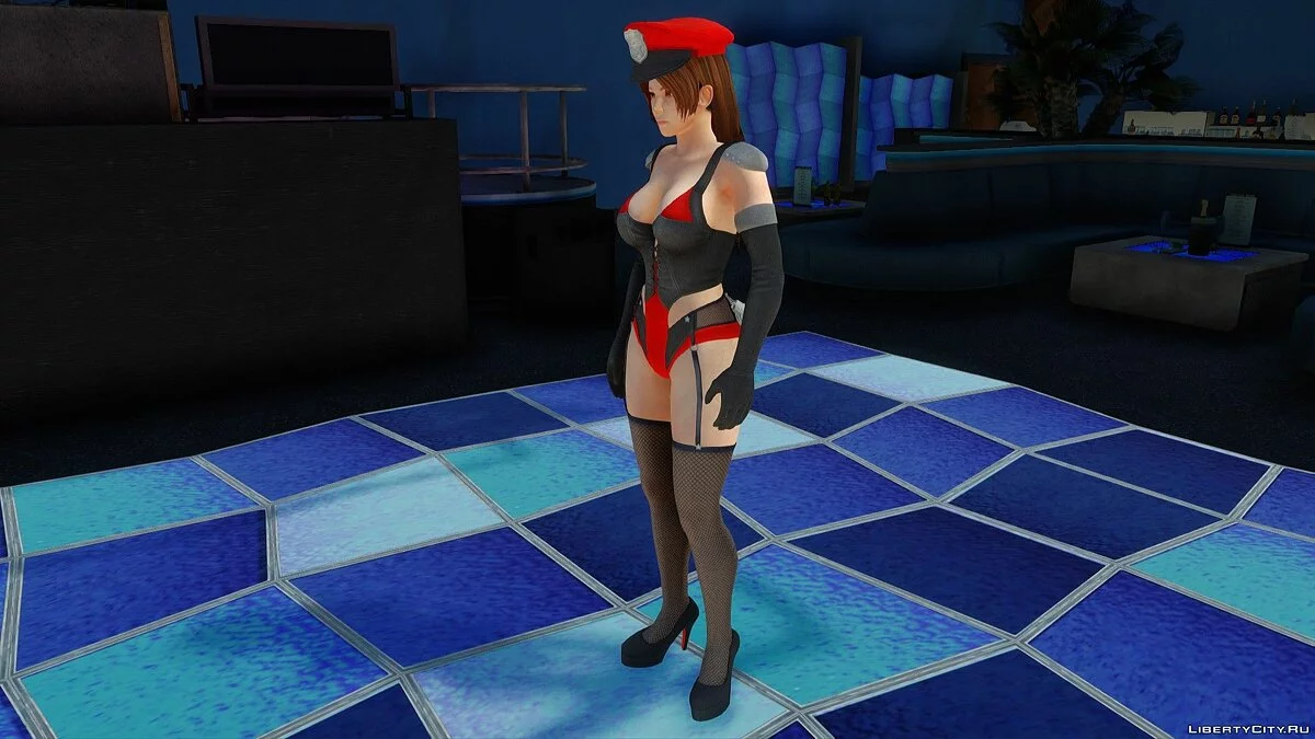 Mai Shiranui en uniforme de policía / GTA San Andreas