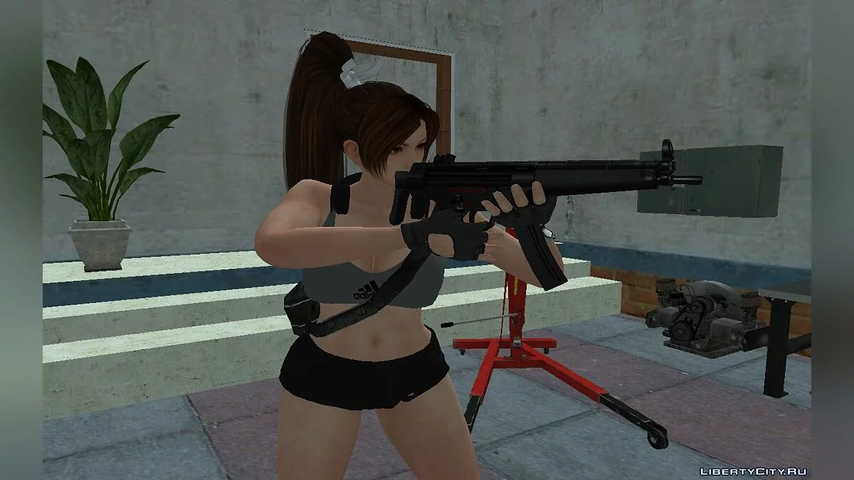 Mai Shiranui en el gimnasio (Soy un luchador) / GTA San Andreas
