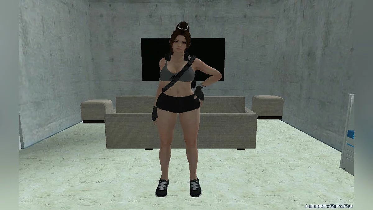 Mai Shiranui en el gimnasio (Soy un luchador) / GTA San Andreas