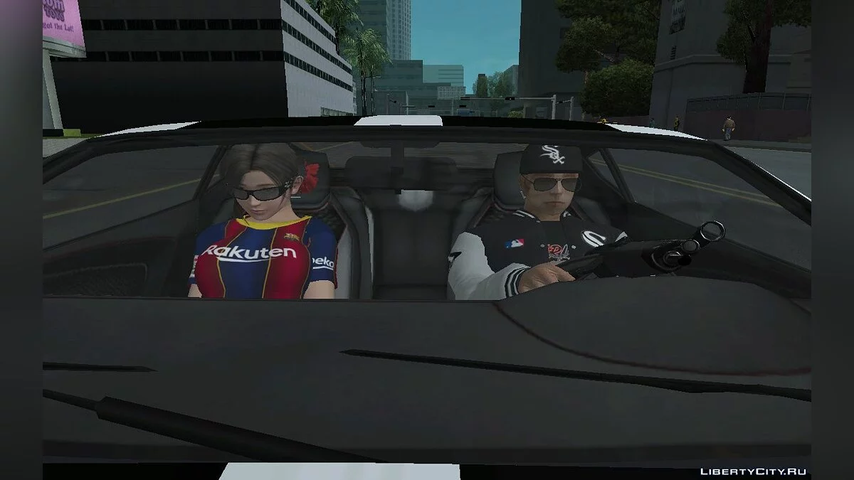 Мэккер  в одежде Hotline White Sox Chicago v1 / GTA San Andreas