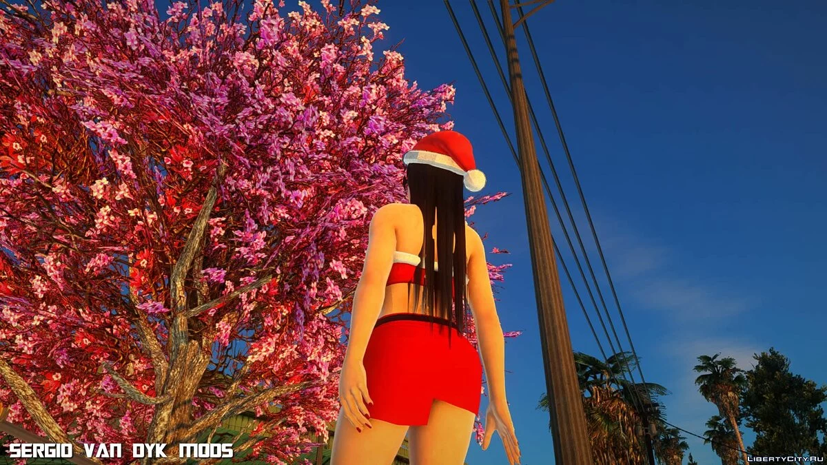Момиджи в рождественской одежде / GTA San Andreas