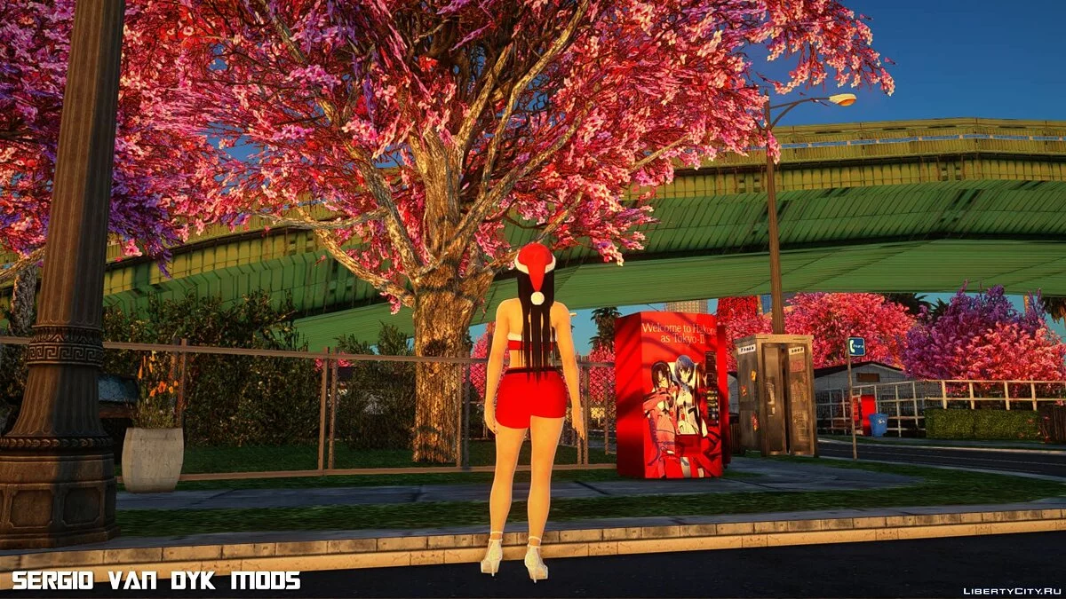 Момиджи в рождественской одежде / GTA San Andreas