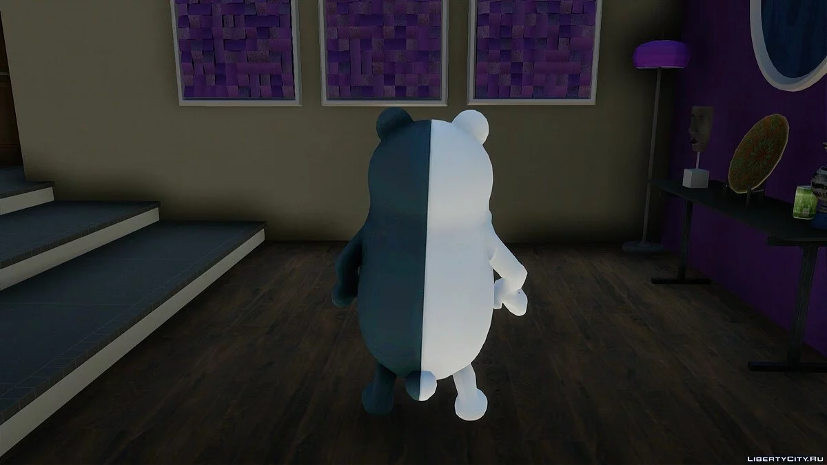 Monokuma sin garras de Danganronpa: Trigger Happy Havoc / GTA San Andreas