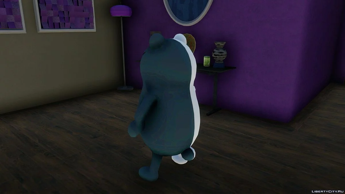 Monokuma sin garras de Danganronpa: Trigger Happy Havoc / GTA San Andreas