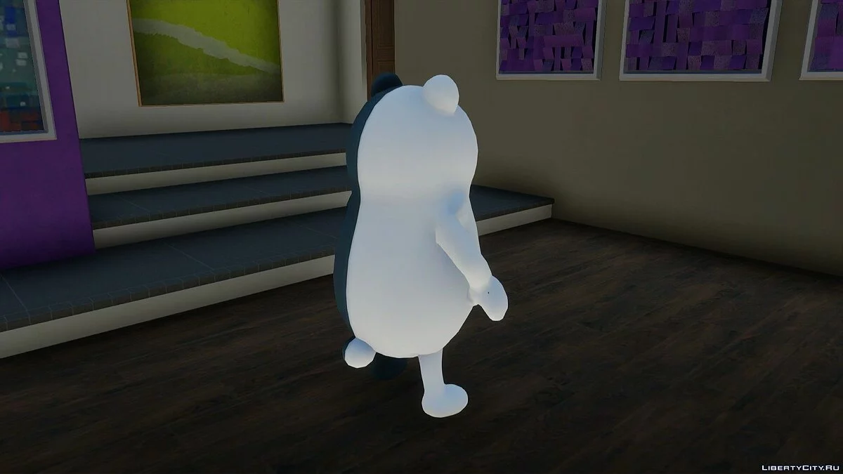Monokuma sin garras de Danganronpa: Trigger Happy Havoc / GTA San Andreas